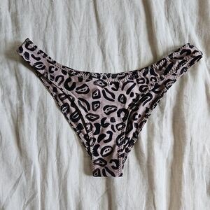 Stone Fox Swim Leopard Print Bikini Bottoms